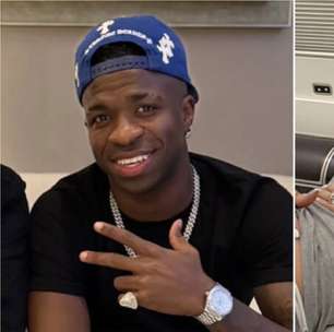 Vini Jr. se derrete ao ver foto de Virginia em jatinho particular