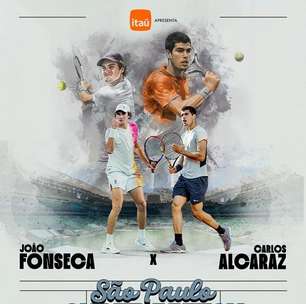 Alcaraz x João Fonseca agita São Paulo em 2026