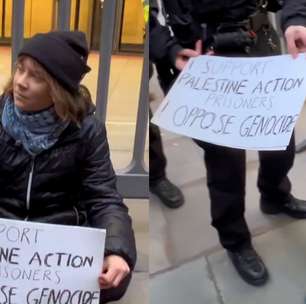 Greta Thunberg é presa em Londres em protesto pró-Palestina