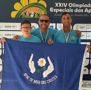APAE de Mogi conquista sete medalhas na natação na 24ª Olimpíada Nacional das APAEs
