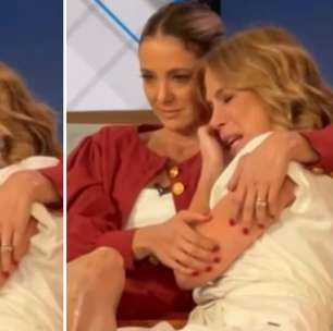 Ticiane Pinheiro fica aos prantos ao se despedir do 'Hoje em Dia': 'Último'