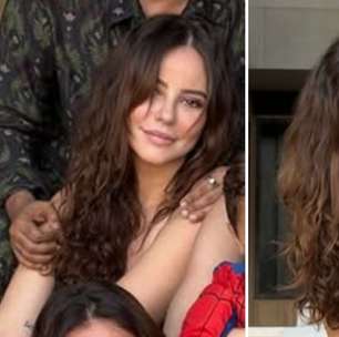 Paolla Oliveira comemora Natal entre amigos após término com Diogo Nogueira: 'Amores'