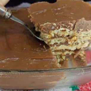 Sobremesa de pobre deliciosa e cremosa feita sem leite condensado e sem creme de leite