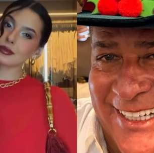 Ana Castela se diverte com fantasia de Leonardo e faz piada: 'Veado do Natal'