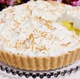 Torta de limão sem forno que é uma verdadeira tentação para sua ceia de fim de ano