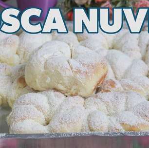 Rosca nuvem de leite ninho fofinha e úmida que derrete na boca para o seu café da manhã