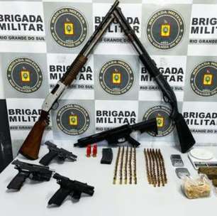 Operação da Brigada Militar apreende fuzil, drogas e arsenal pesado em área rural de Caxias do Sul