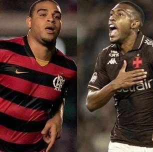 Adriano vê semelhanças e "abençoa" Rayan, do Vasco: "Espero que faça melhor que eu"