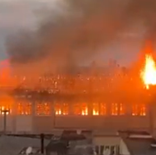 Incêndio atinge escola particular em Santa Maria