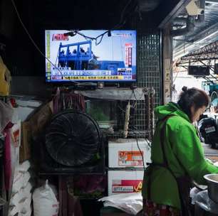 China realiza exercícios militares em torno de Taiwan