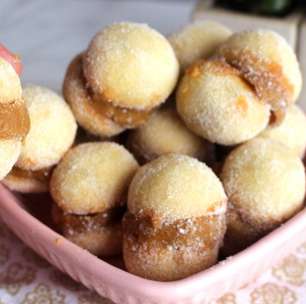 Casadinho de doce de leite para servir como um docinho especial na sua festa de réveillon