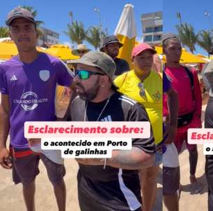 Barraqueiros negam cobrança abusiva e afirmam que casal iniciou agressões em Porto de Galinhas