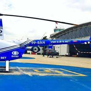 Helicóptero da Band faz pouso de emergência em São Paulo