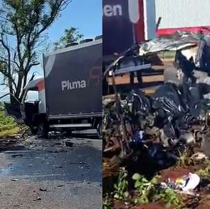Seis pessoas da mesma família morrem em acidente entre carro e caminhão no Paraná