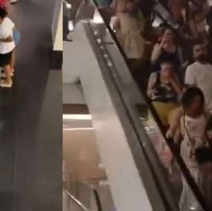 Incêndio em shopping no RJ causa interdição de via e retirada de clientes