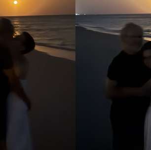 Sandra Annenberg posa aos beijos com o marido, Ernesto Paglia, em post intimista e web reage: 'Sem palavras'