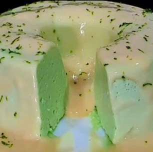 Sobremesa de limão com cobertura cremosa que não vai ao fogo em nenhum momento de preparo