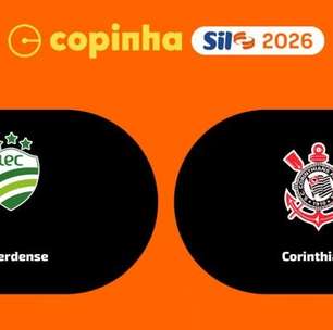 Luverdense x Corinthians, AO VIVO, com a Voz do Esporte, às 18h45