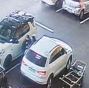 Mulher é sequestrada em estacionamento de supermercado na zona sul de SP; veja vídeo