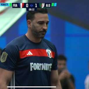 Campeão do mundo com a França em 2018 marca de pênalti na Kings League Nations