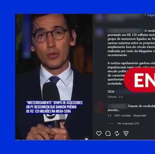 Assessores do PT ganharam prêmio R$ 120 milhões da Mega-Sena em 2019; post tira notícia de contexto