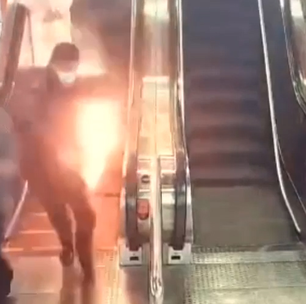 Carregador portátil explode no bolso de passageiro e causa incêndio em metrô da China