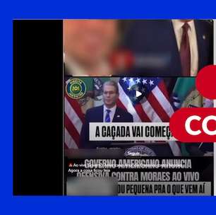 Vídeo antigo é compartilhado fora de contexto para sugerir nova ofensiva dos EUA contra Moraes