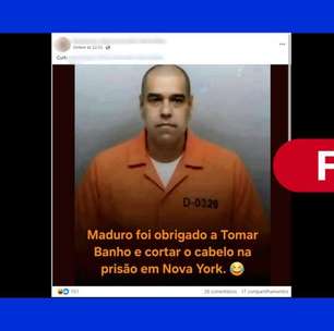 Foto de Maduro com cabelo e bigode raspados foi criada com IA