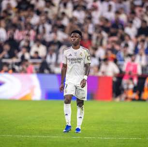 Vini Jr. bate boca com Simeone em Real Madrid x Atlético de Madrid; veja vídeo