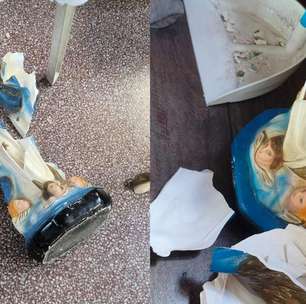 Mulher destrói imagem de Nossa Senhora dentro de igreja em Pernambuco; veja