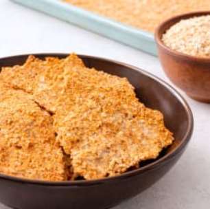 Biscoito de aveia com parmesão sem modelar: sem trigo