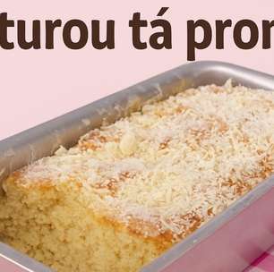 Receita de pão de coco molhadinho, saboroso e sem sovar, sendo a opção mais fácil que você já viu