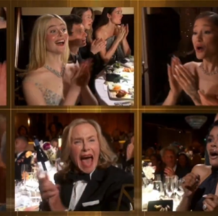 Atriz toma susto ao ser anunciada como vencedora do Globo de Ouro; assista