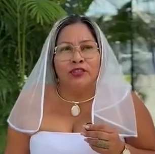 Mulher usa vestido de noiva para tomar posse em concurso: 'Até que a morte nos separe'