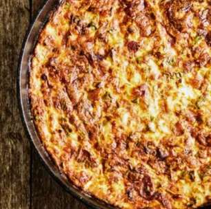 Essa torta de carne moída fica pronta em apenas 40min!