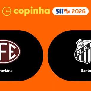 Ferroviária x Santos, AO VIVO, com a Voz do Esporte, às 20h45