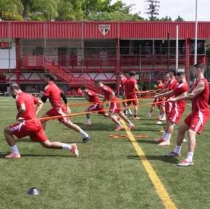 Seleção da Espanha treina no CT do São Paulo durante a Kings League Nations