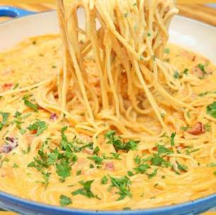 Receita de macarrão completo feito em uma panela só para um almoço delicioso, prático e sem sujeira