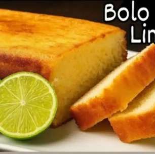 Bolo de limão italiano com textura leve e pronto em apenas 5 minutos para o seu lanche