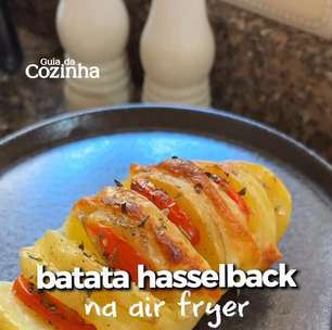 Batata Hasselback no air fryer