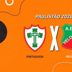 Portuguesa x Velo, AO VIVO, com a Voz do Esporte, às 15h30