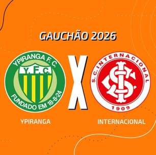 Ypiranga x Internacional: onde assistir, escalações e arbitragem