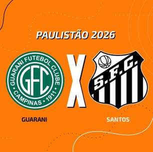 Guarani x Santos: onde assistir, escalações e arbitragem