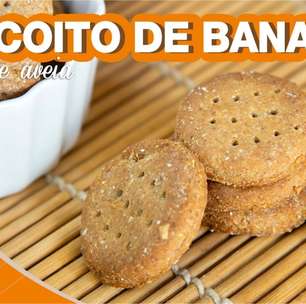 Receita de biscoito de banana, maçã e aveia sem açúcar, a opção saudável ideal para o dia a dia