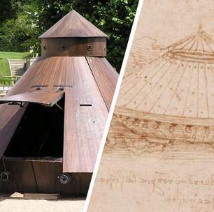 Da Vinci deixou centenas de esboços e projetos inacabados, então alguém decidiu retomá-los com modelos 3D
