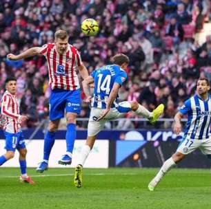 Sorloth usa a cabeça e garante triunfo do Atlético de Madrid