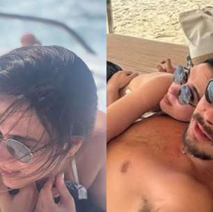 Tata Werneck e Rafa Vitti agitam a web com troca de mensagens ousadas em férias pelo Caribe