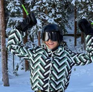 Tici Pinheiro usa macacão de R$ 10 mil na neve com Rafa Justus