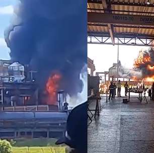 Incêndio de grandes proporções atinge usina de etanol em Mato Grosso do Sul