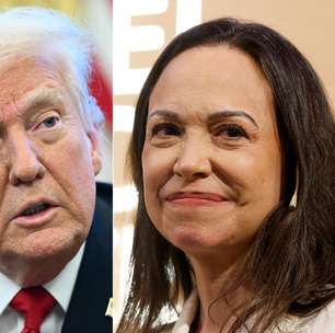 Depois de receber a medalha do Nobel, Trump considera envolver María Corina em transição de poder na Venezuela
